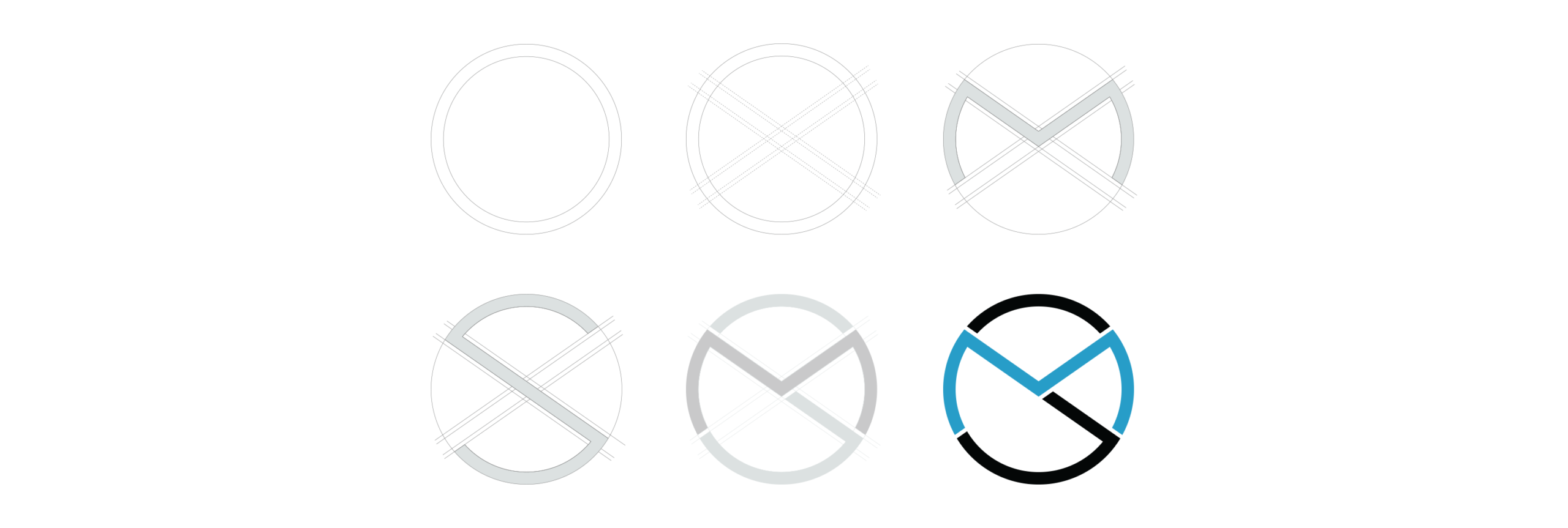 logo design progression